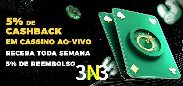 Promoções do cassino ao Vivo 3N3